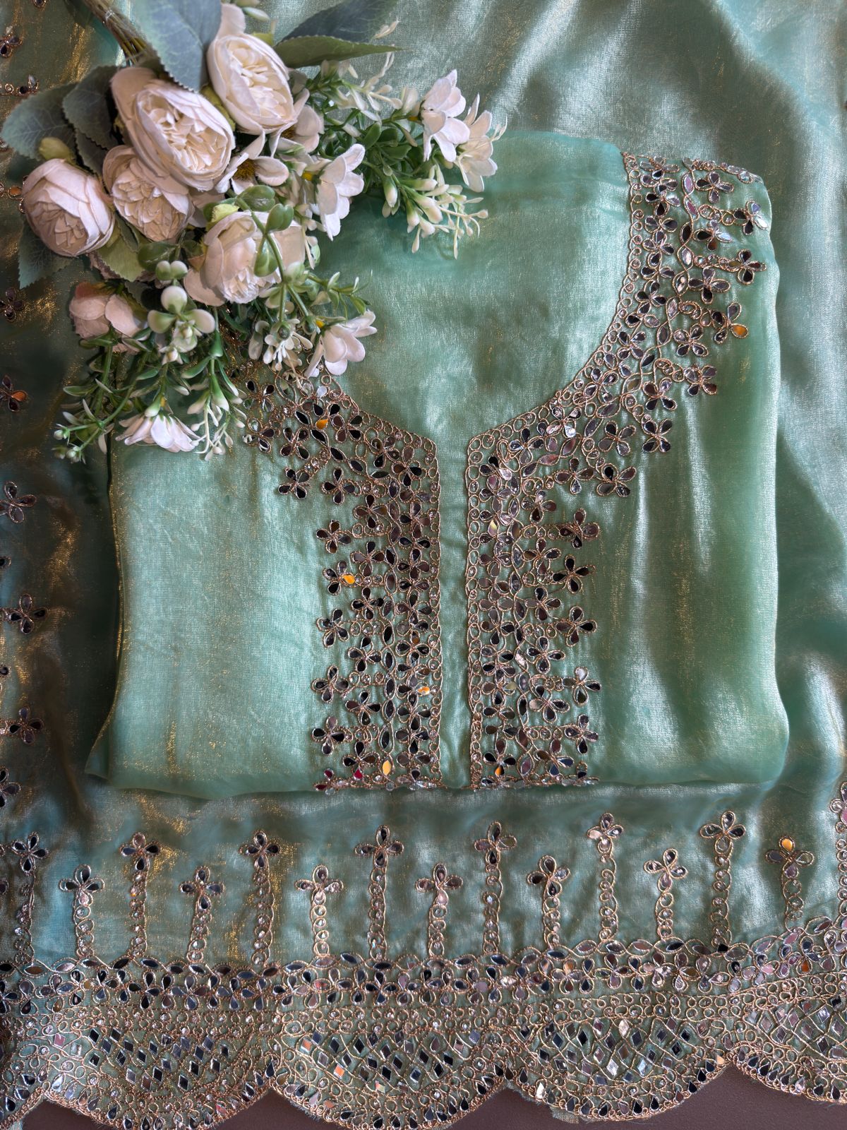 Pure glass tissue shirt